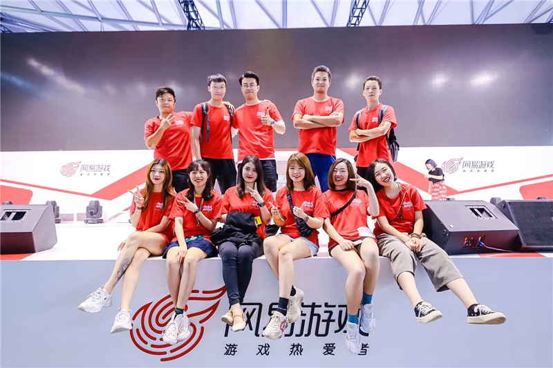 2019年ChinaJoy網(wǎng)易游戲展臺(tái)